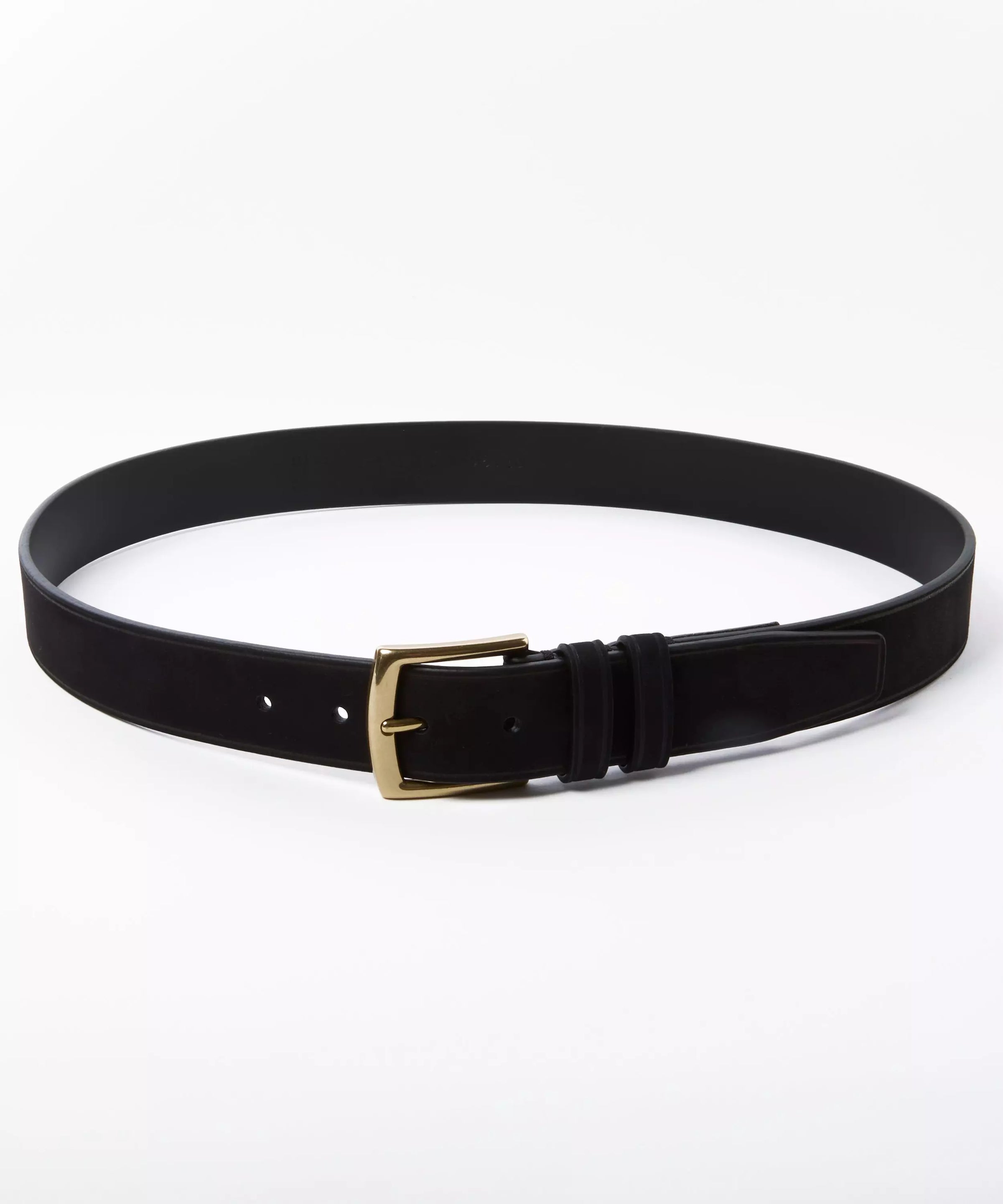 Black Casual Nubuck Belt