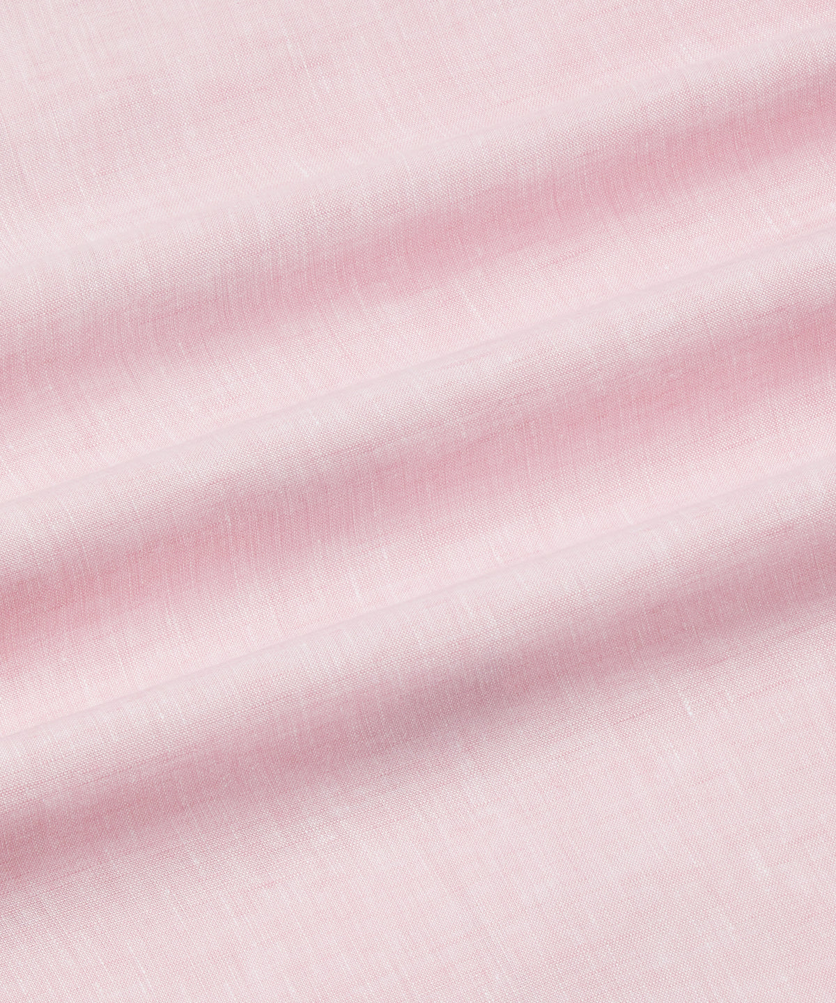 Pale Pink Tailored Fit Essential Linen Smart Casual Shirt